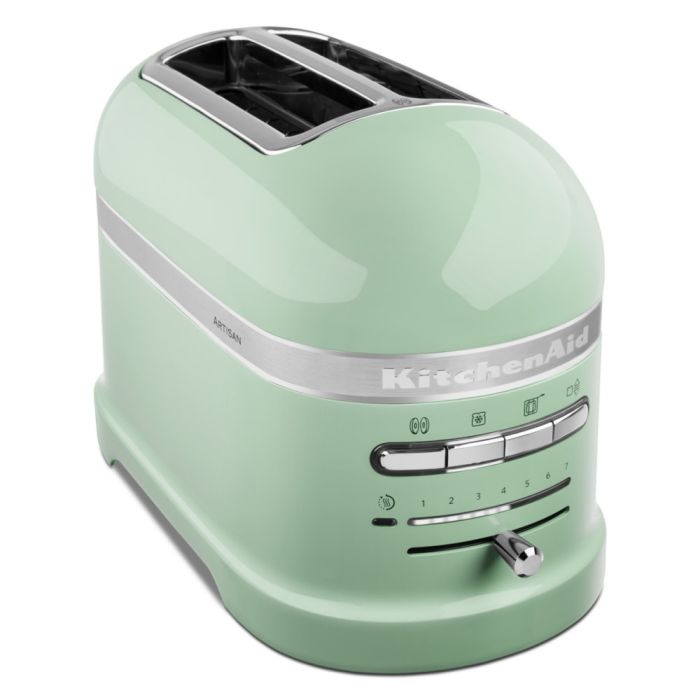KitchenAid 5KMT2204BMS Artisan 2 Slice Toaster - Pistachio main product photo