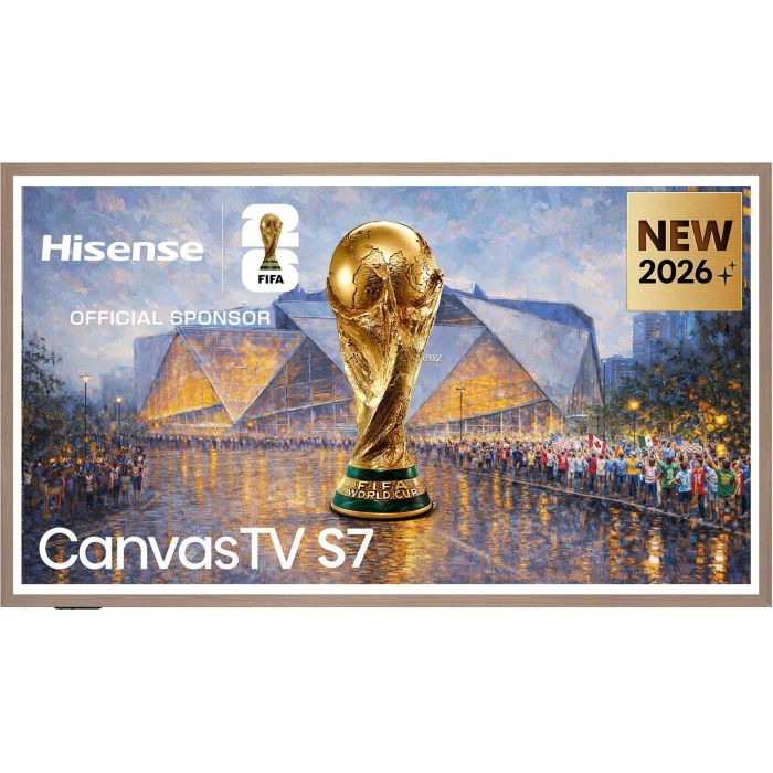 Hisense 65S7STUK 65" QLED Canvas 4K Smart TV (2026) main product photo