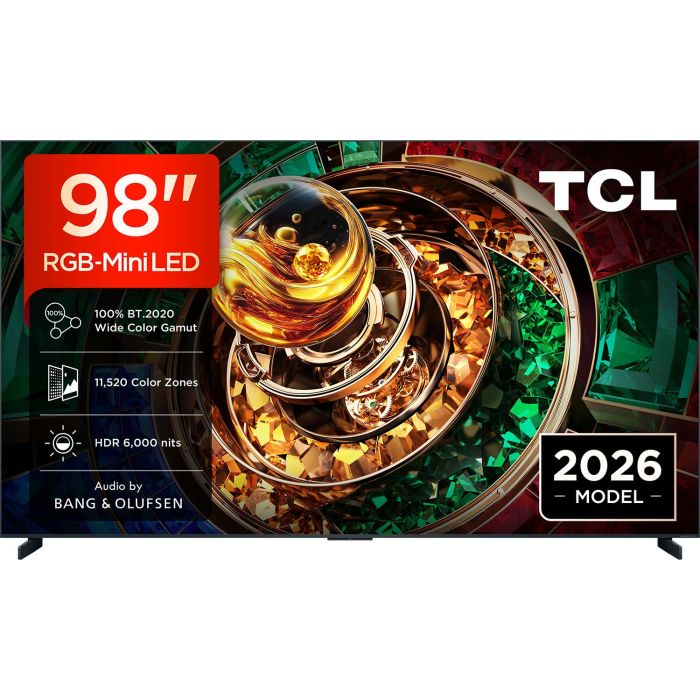 TCL 98RM9LUK 98" RGB-Mini LED 4K Smart TV (2026) main product photo