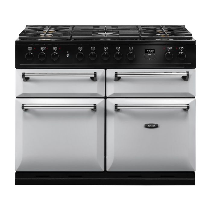 AGA Masterchef Deluxe 110 Dual Fuel Range Cooker - Pearl Ashes main product photo