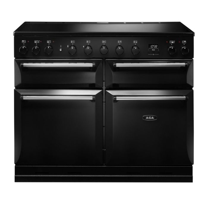 AGA Masterchef Deluxe 110 Induction Range Cooker - Black main product photo