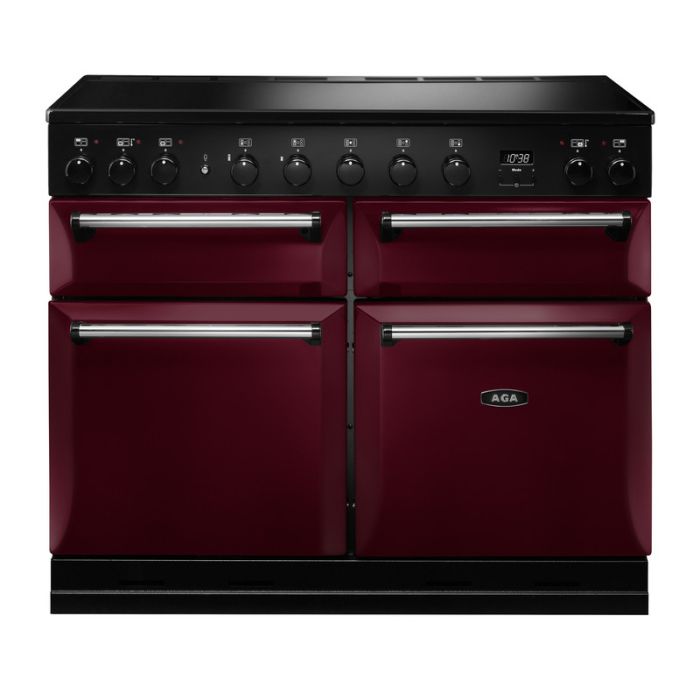 AGA Masterchef Deluxe 110 Induction Range Cooker - Cranberry main product photo