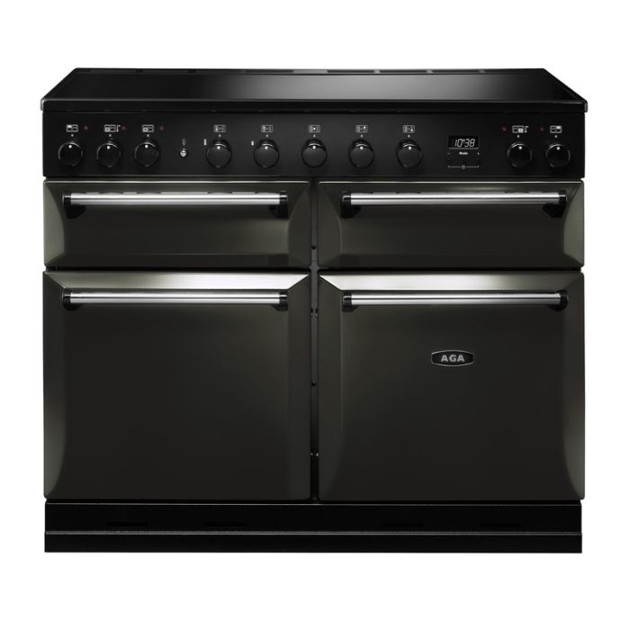 AGA Masterchef Deluxe 110 Induction Range Cooker - Pewter main product photo