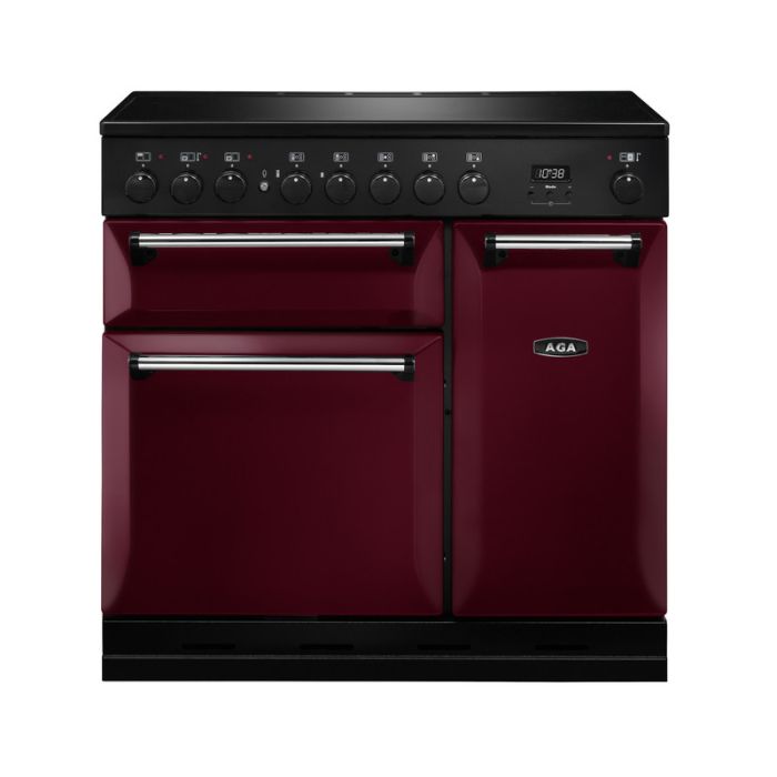 AGA Masterchef Deluxe 90 Induction Range Cooker - Cranberry main product photo