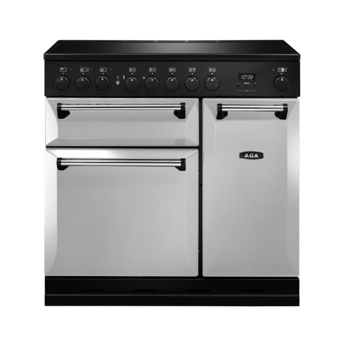 AGA Masterchef Deluxe 90 Induction Range Cooker - Pearl Ashes main product photo