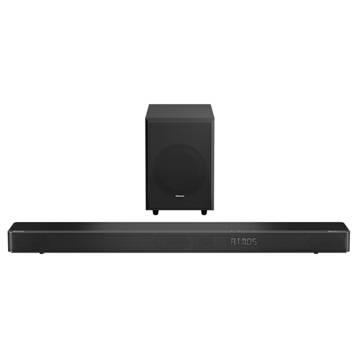 Hisense AX3120G 3.1.2 Ch Soundbar with Wireless Subwoofer & Dolby Atmos - Black main product photo