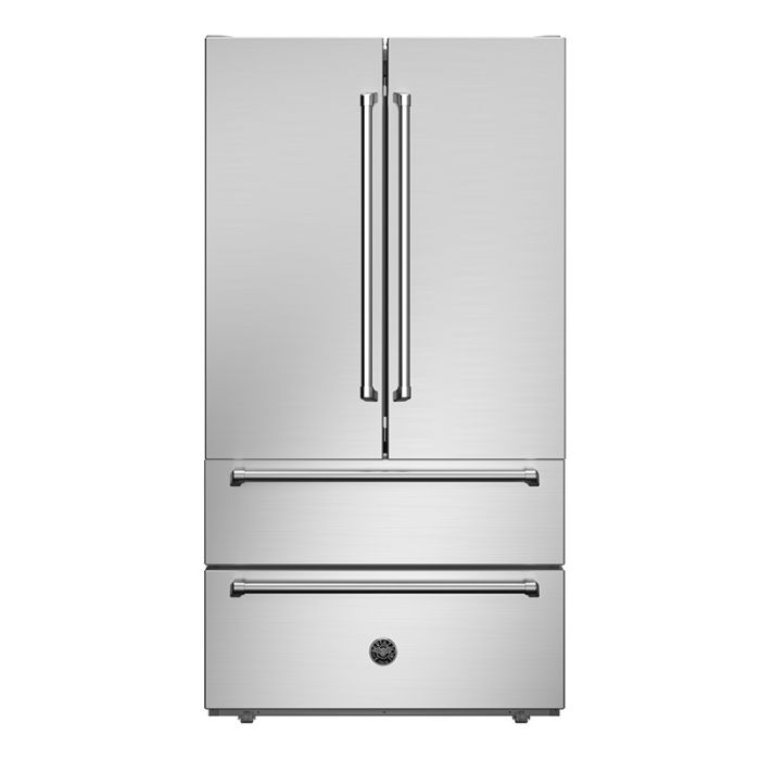 Bertazzoni REF904FFNXTC 90cm Freestanding French Door Fridge - Stainless Steel main product photo
