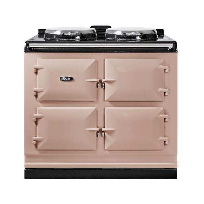 AGA Classic 100 Twin Hotplates Range Cooker - Blush main product photo