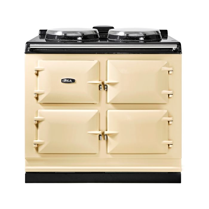 AGA Classic 100 Twin Hotplates Range Cooker - Cream main product photo