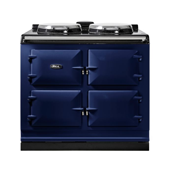 AGA Classic 100 Twin Hotplates Range Cooker - Dark Blue main product photo