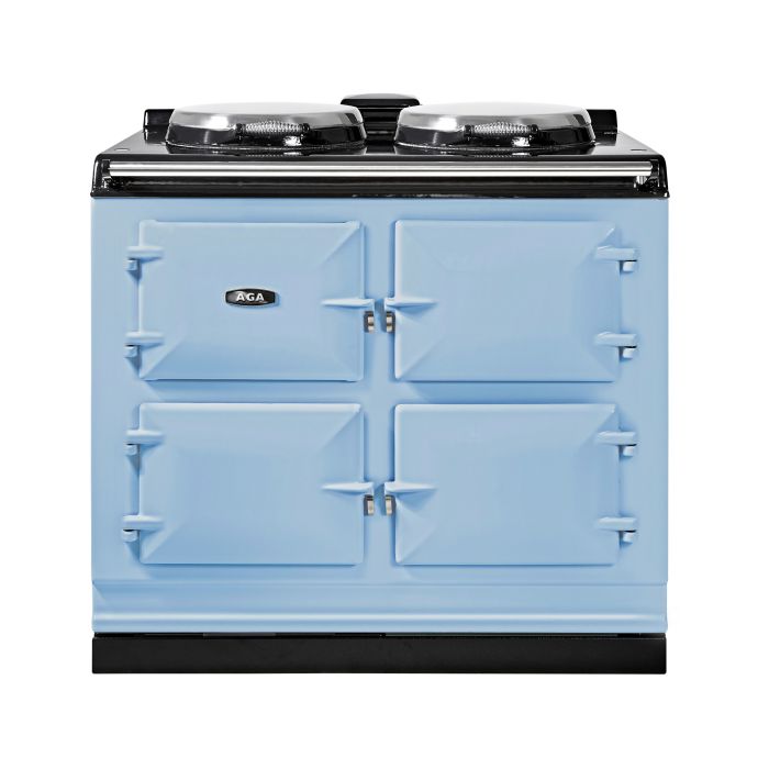 AGA Classic 100 Twin Hotplates Range Cooker - Duck Egg Blue main product photo