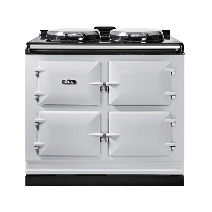 AGA Classic 100 Twin Hotplates Range Cooker - Pearl Ashes main product photo