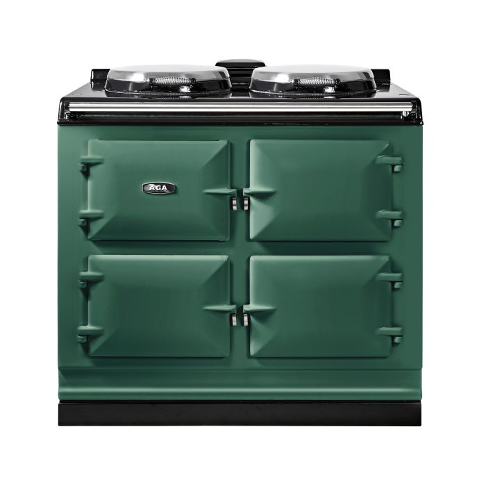 AGA Classic 100 Twin Hotplates Range Cooker - Racing Green main product photo