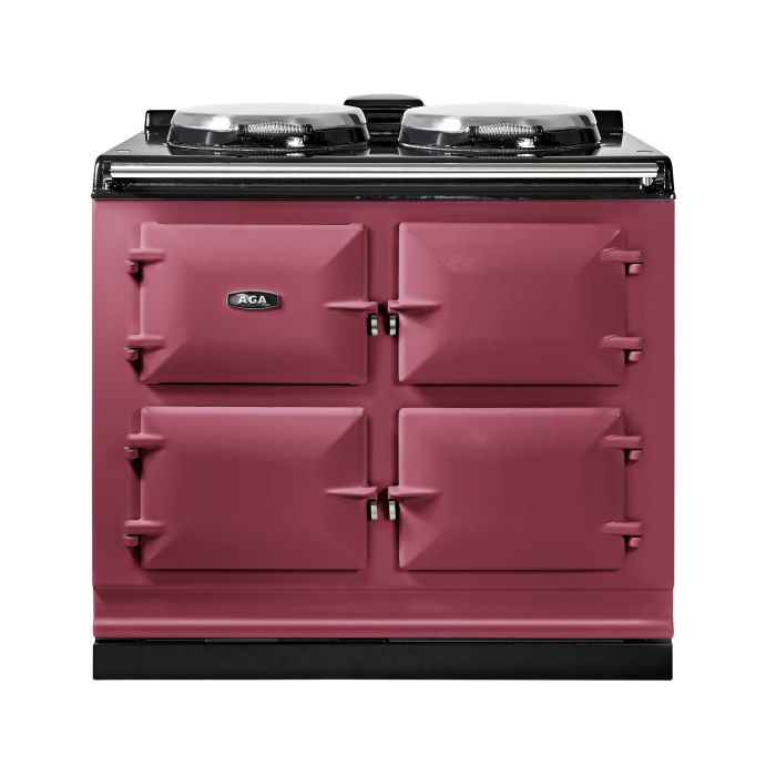 AGA Classic 100 Twin Hotplates Range Cooker - Raspberry main product photo