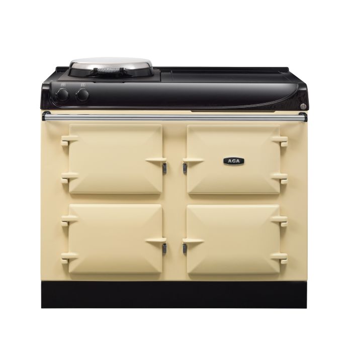 AGA Compact 110 Electric with Induction Hob Range Cooker - Cream main product photo