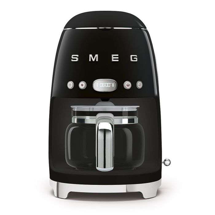 Smeg DCF02BLUK 50's Style Drip Filter Coffee Machine - Black main product photo