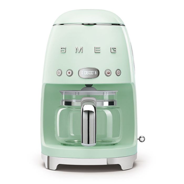 Smeg DCF02PGUK 50's Style Drip Filter Coffee Machine - Pastel Green main product photo