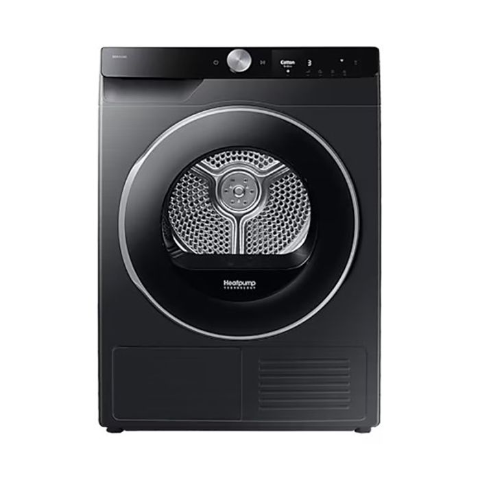 Samsung DV90T6240LB Series 7 with OptimalDry™ 9kg Heat Pump Tumble Dryer - Black main product photo
