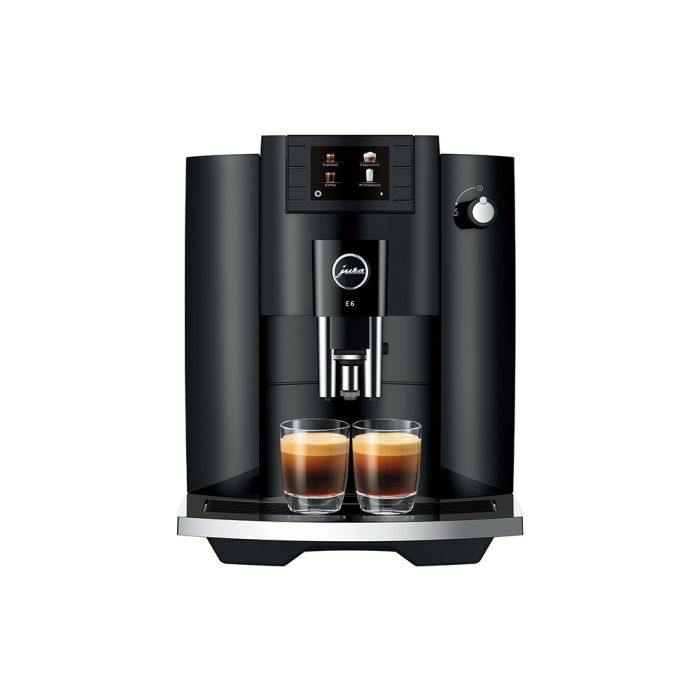 Nearly New - Jura 15511 E6 Freestanding Fully Automatic Coffee Machine - Piano Black main product photo