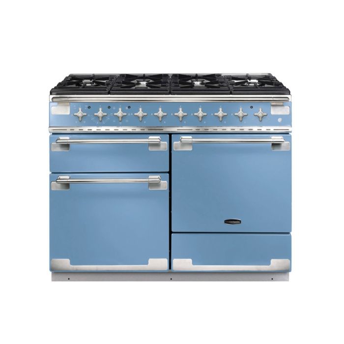 Rangemaster Elise 110 Dual Fuel Range Cooker - China Blue main product photo
