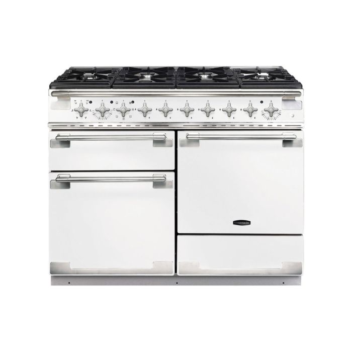 Rangemaster Elise 110 Dual Fuel Range Cooker - White main product photo