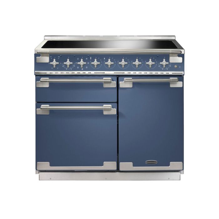 Rangemaster Elise 100 Induction Range Cooker - Stone Blue main product photo