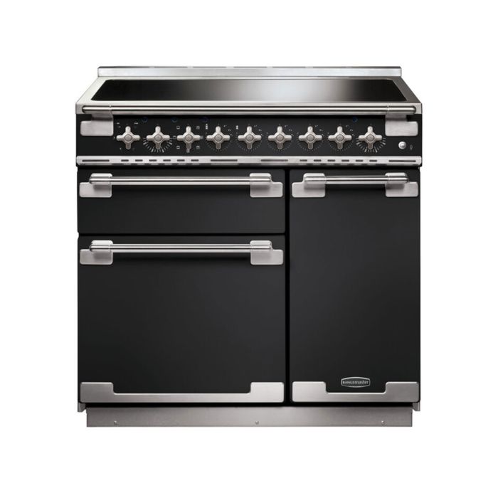 Rangemaster Elise 90 Induction Range Cooker - Charcoal Black main product photo
