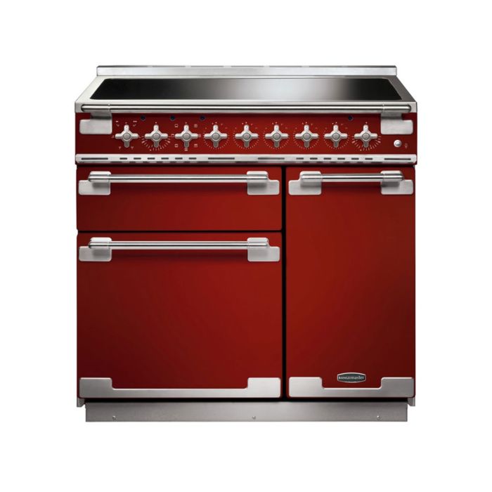 Rangemaster Elise 90 Induction Range Cooker - Cherry Red main product photo