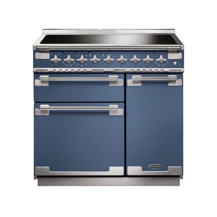 Rangemaster Elise 90 Induction Range Cooker - Stone Blue main product photo