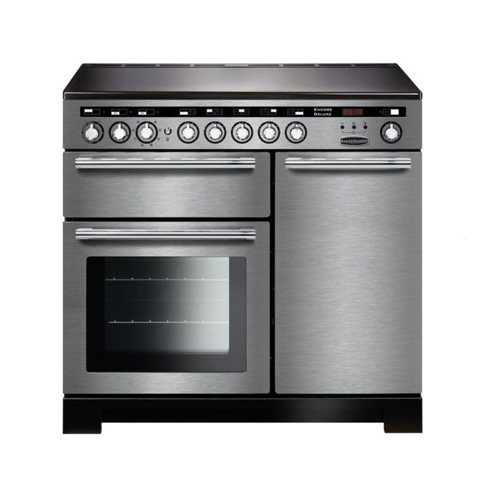 Rangemaster Encore Deluxe 100 Induction Range Cooker - Stainless Steel main product photo