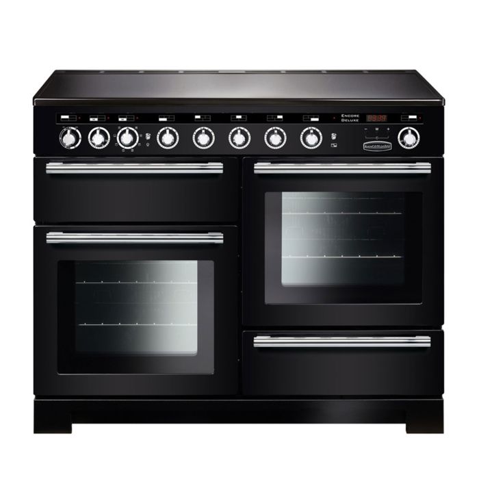 Rangemaster Encore Deluxe 110 Induction Range Cooker - Black main product photo