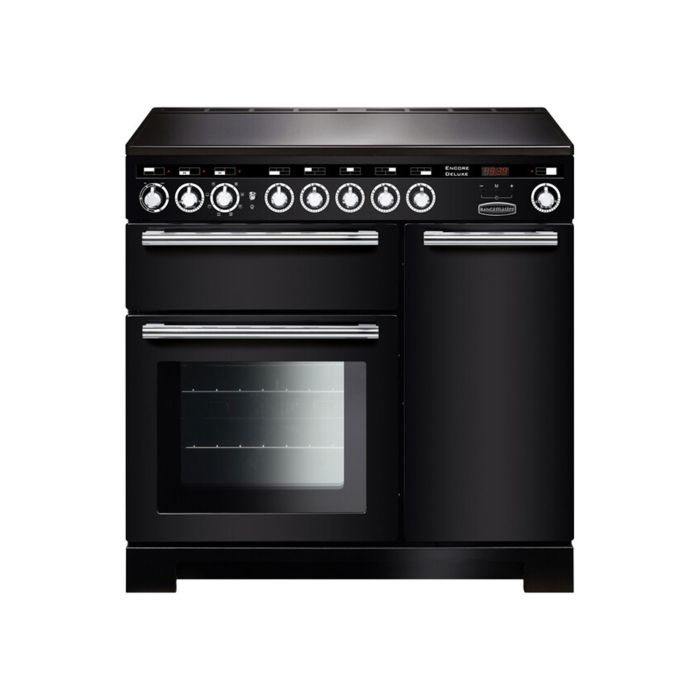 Rangemaster Encore Deluxe 90 Induction Range Cooker - Black main product photo