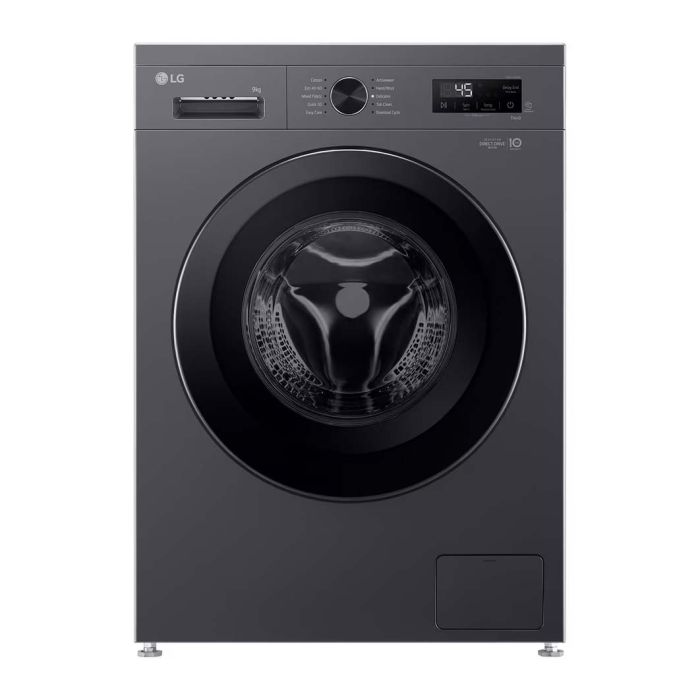LG F4X1009NMK Direct Drive 9kg Washing Machine - Middle Black main product photo