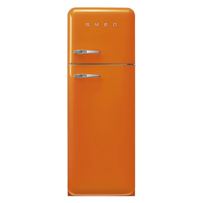 Smeg FAB30ROR5 60cm 50s Style Right Hand Hinge Freezer over Fridge - Orange main product photo