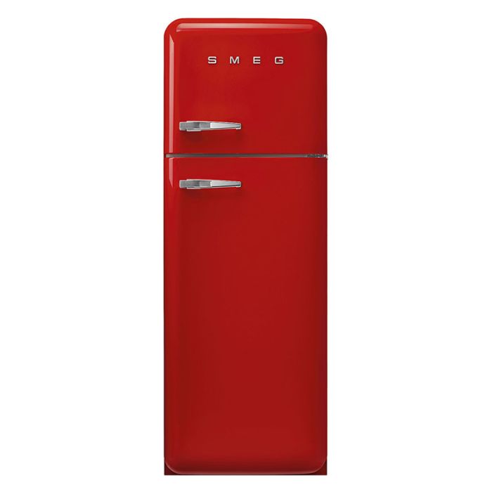 Smeg FAB30RRD5UK 60cm 50s Style Right Hand Hinge Freezer over Fridge - Red main product photo