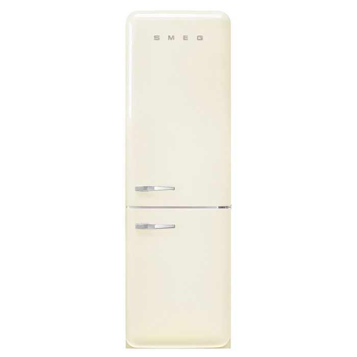 Smeg FAB32RCR5UK 60cm 50s Style Right Hand Hinge Freezer over Fridge - Cream main product photo