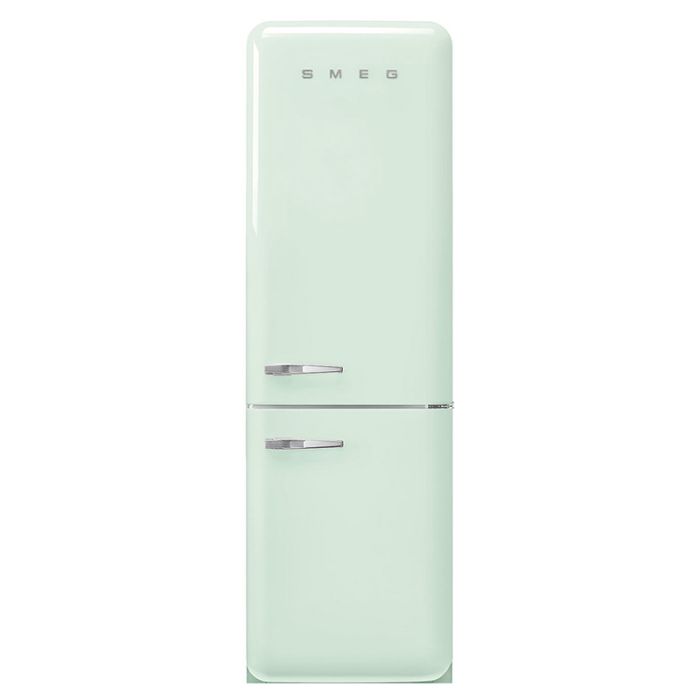 Smeg FAB32RPG5UK 60cm 50s Style Right Hand Hinge Freezer over Fridge - Pastel Green main product photo