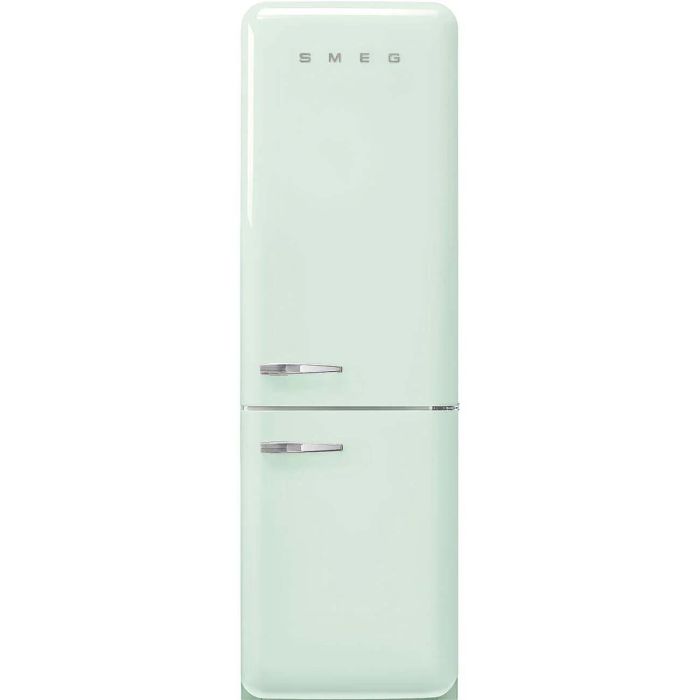 Smeg FAB32RPG6 60cm 50s Style Right Hand Hinge Fridge over Freezer - Pastel Green main product photo