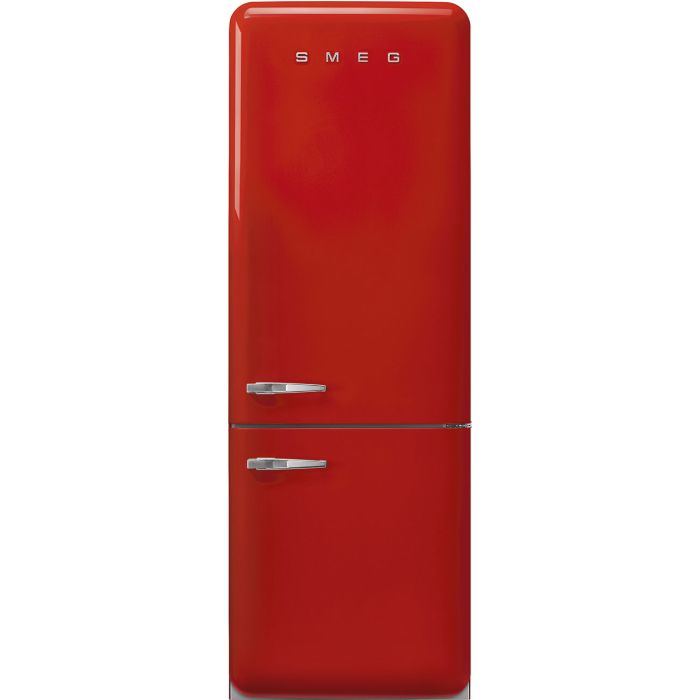 Smeg FAB38RRD6 70cm 50s Style Right Hand Hinge Fridge over Freezer - Red main product photo
