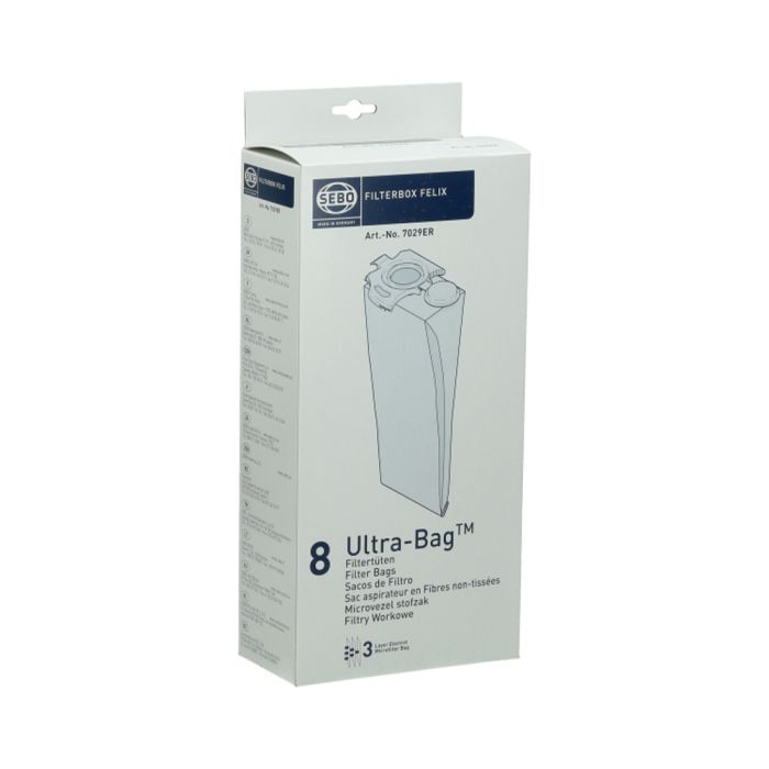 Clearance - Sebo Filterbox Felix 8 AeraPure Filter Bags main product photo