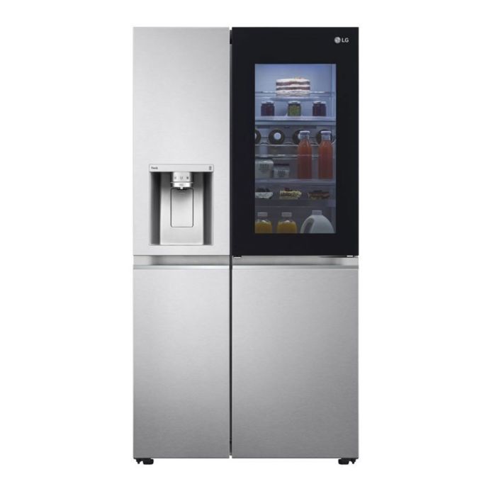LG GSXV91BSAE InstaView Door-in-Door 635L American Fridge Freezer - Stainless Steel main product photo