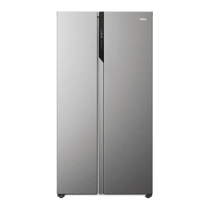 Haier HSR5918DNMP SBS 90 Series 3 American Fridge Freezer - Platinum Inox main product photo