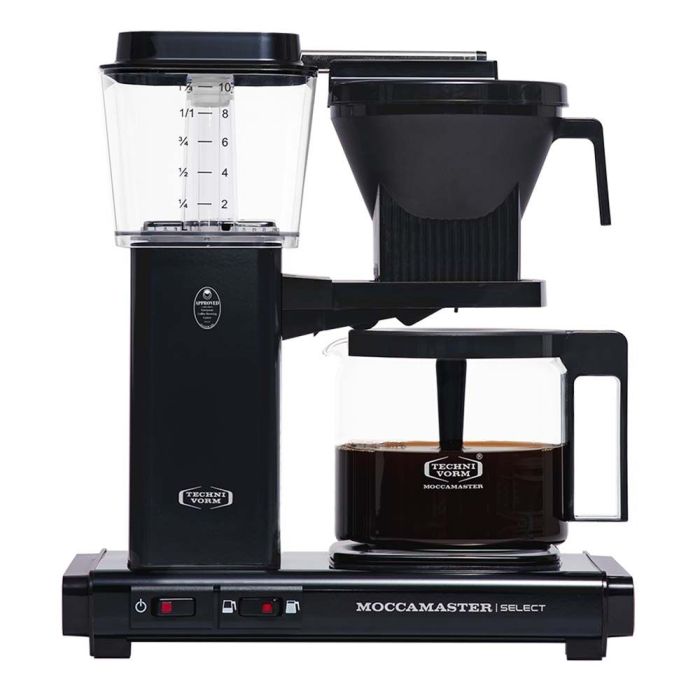 Moccamaster KBG Select Filter Coffee Machine - Black main product photo