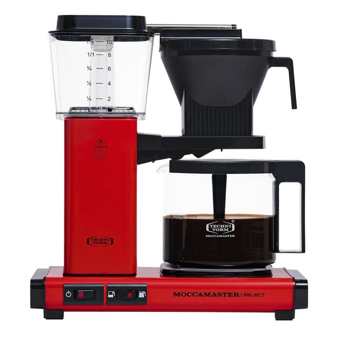 Moccamaster KBG Select Filter Coffee Machine - Red main product photo