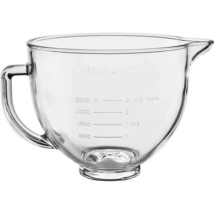 KitchenAid 5KSM5GB 4.7L Glass Mixing Bowl main product photo