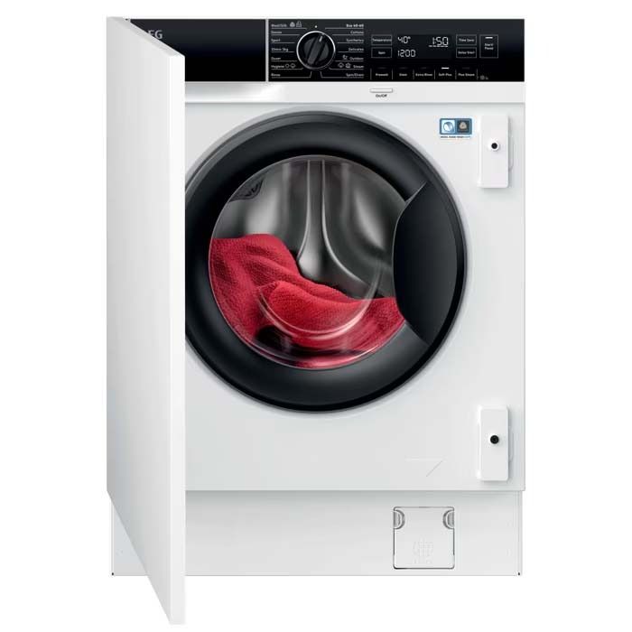 AEG LF7C8636BI 7000 ProSteam® 8kg Integrated Washing Machine main product photo