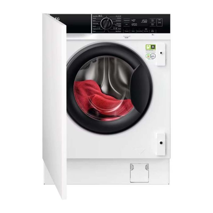 AEG LF8E8436BI 8000 PowerCare 8kg Integrated Washing Machine main product photo