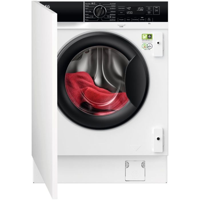AEG LF8E8436BI 8000 PowerCare 8kg Integrated Washing Machine main product photo