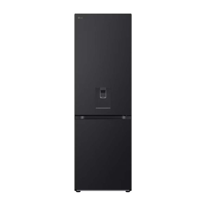 LG GBF3102EEP NatureFRESH 343L Fridge Freezer with Water Dispenser - Matte Black main product photo