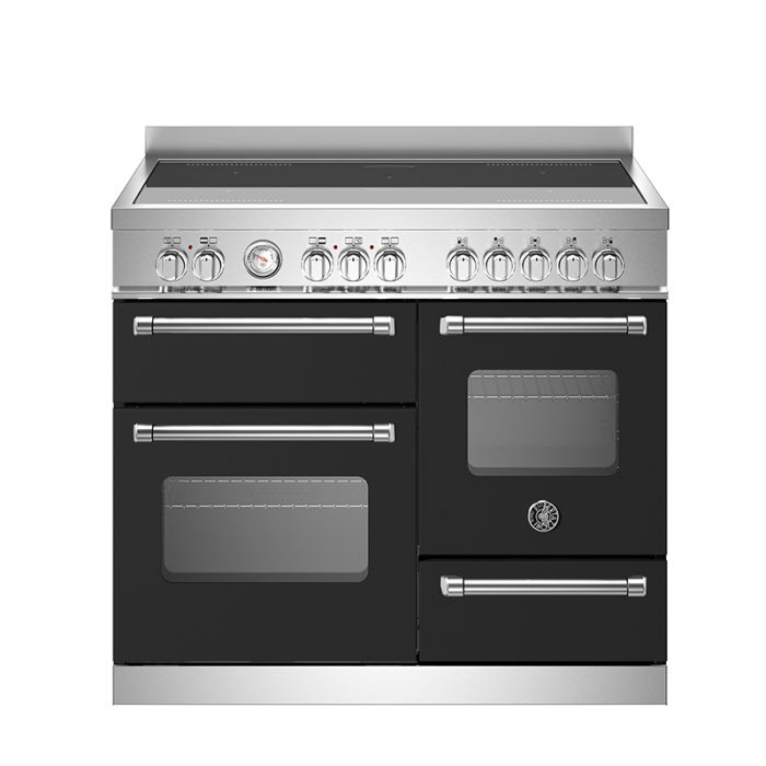 Bertazzoni MAS105I3EXC Master 100cm Induction Top Electric Triple Oven Range Cooker - Matte Black main product photo